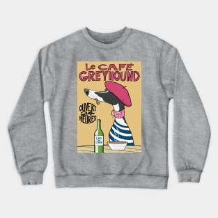 Le Café Greyhound Crewneck Sweatshirt